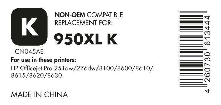OFFICE-Partner Premium Druckerpatrone recycelt - alternativ zu HP 950XL (CN045AE) - schwarz OFFICE-Partner Premium Druckerpatrone recycelt - alternativ zu HP 950XL (CN045AE) - schwarz